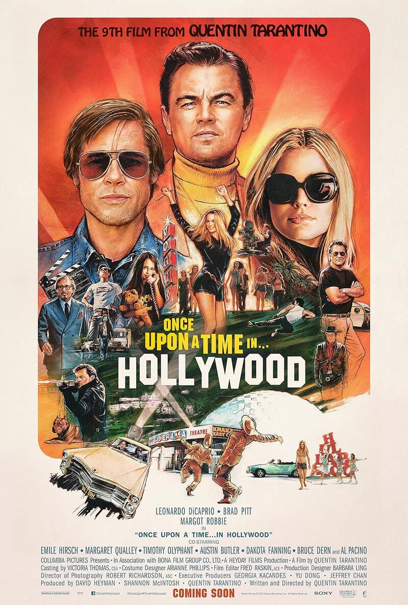 Poster for Once Upon a Time in Hollywood