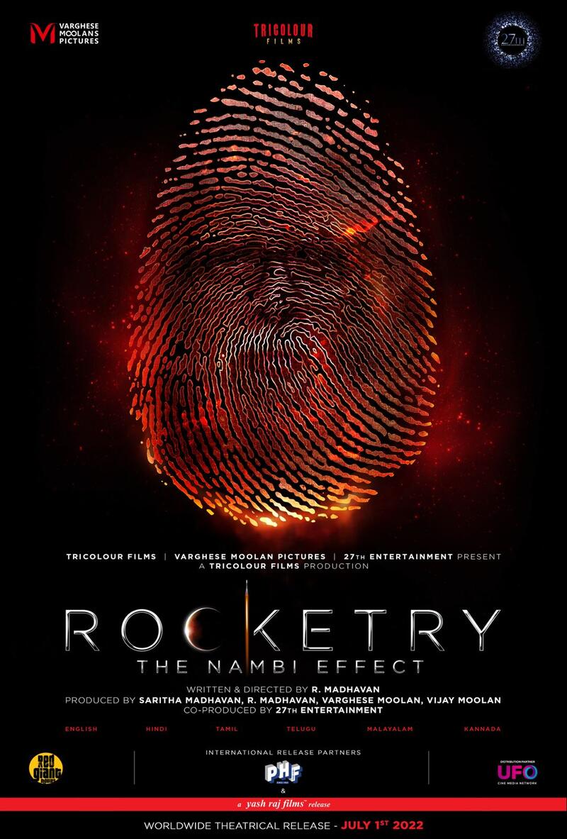 Poster for Rocketry: The Nambi Effect